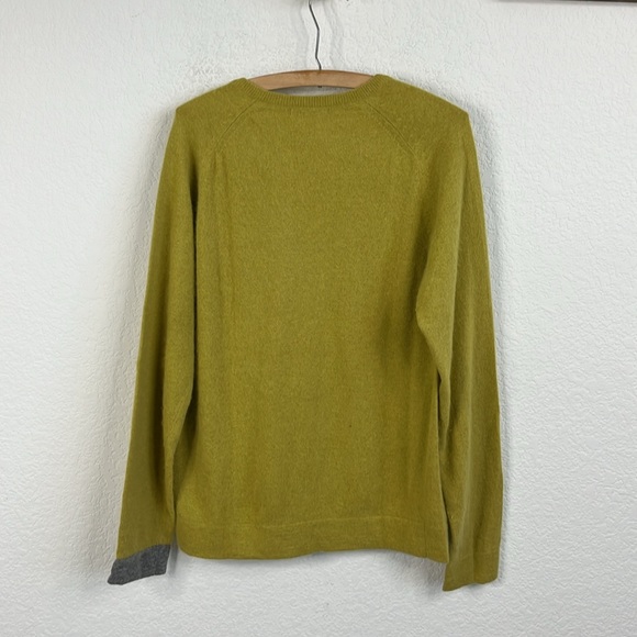 PS Paul Smith Cashmere V Neck Contrast Cuff Sweater - Picture 3 of 6